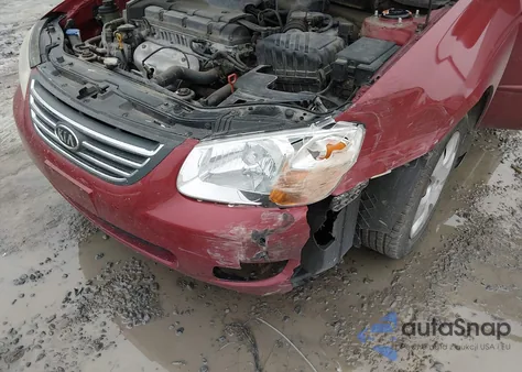 2008 Kia Spectra Ex z USA, uszkodzony, nr VIN KNAFE122885508051